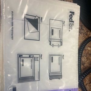 Fedex shipping label holder
